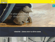 Tablet Screenshot of bbmgolvkedjan.com